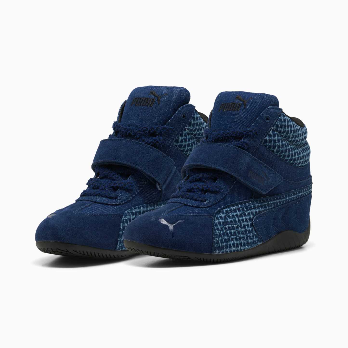 Speedcat Wedge Women's Sneakers - PUMA Black-Snow Mountain Blue - 2