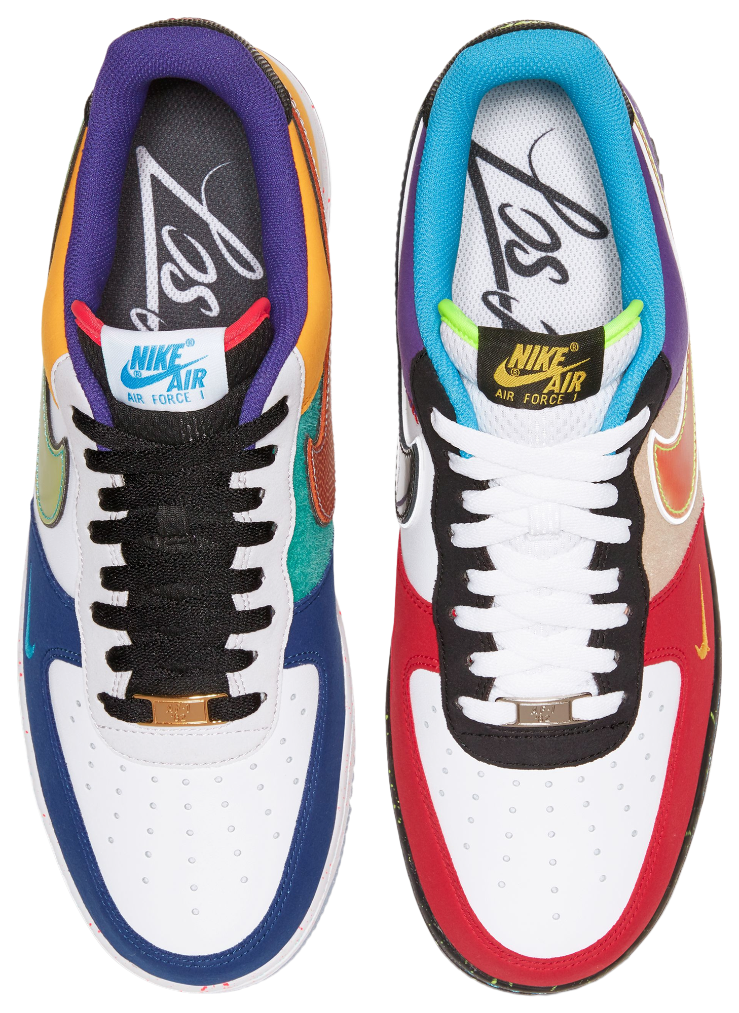 Nike Air Force 1 '07 LV8 - White/Black/Hyper Jade - Image 6