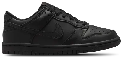 Nike Dunk Low 童款 - Black/Black - Image 1