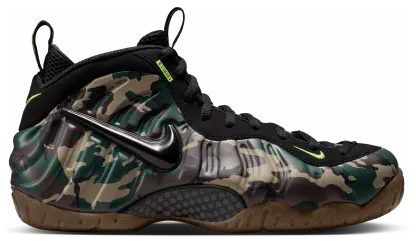 Nike Air Foamposite Pro - Men's - Black/Green - Image 1