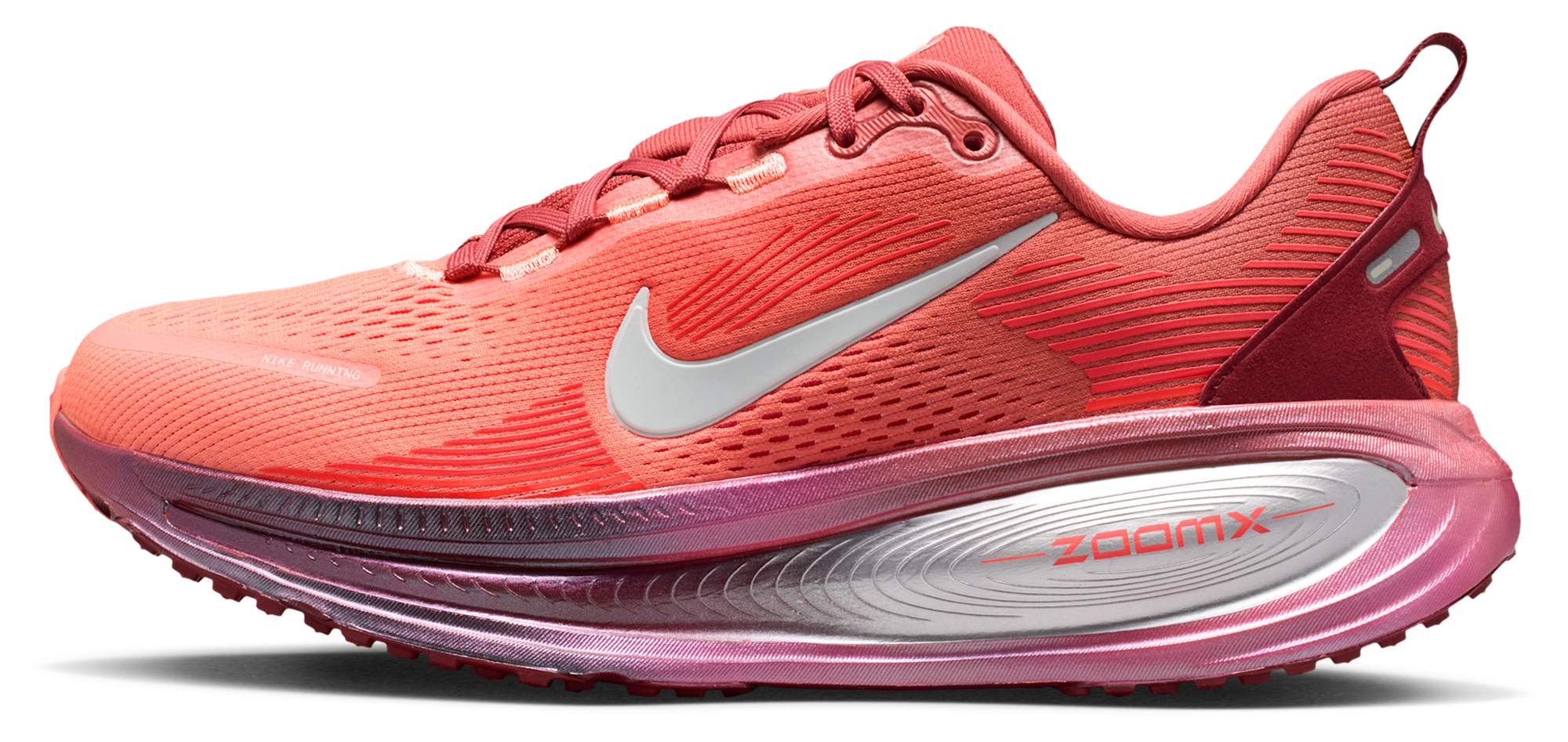 Nike Vomero 18 - Lt Redwood/Barely Green/Brt Crimson - Image 2
