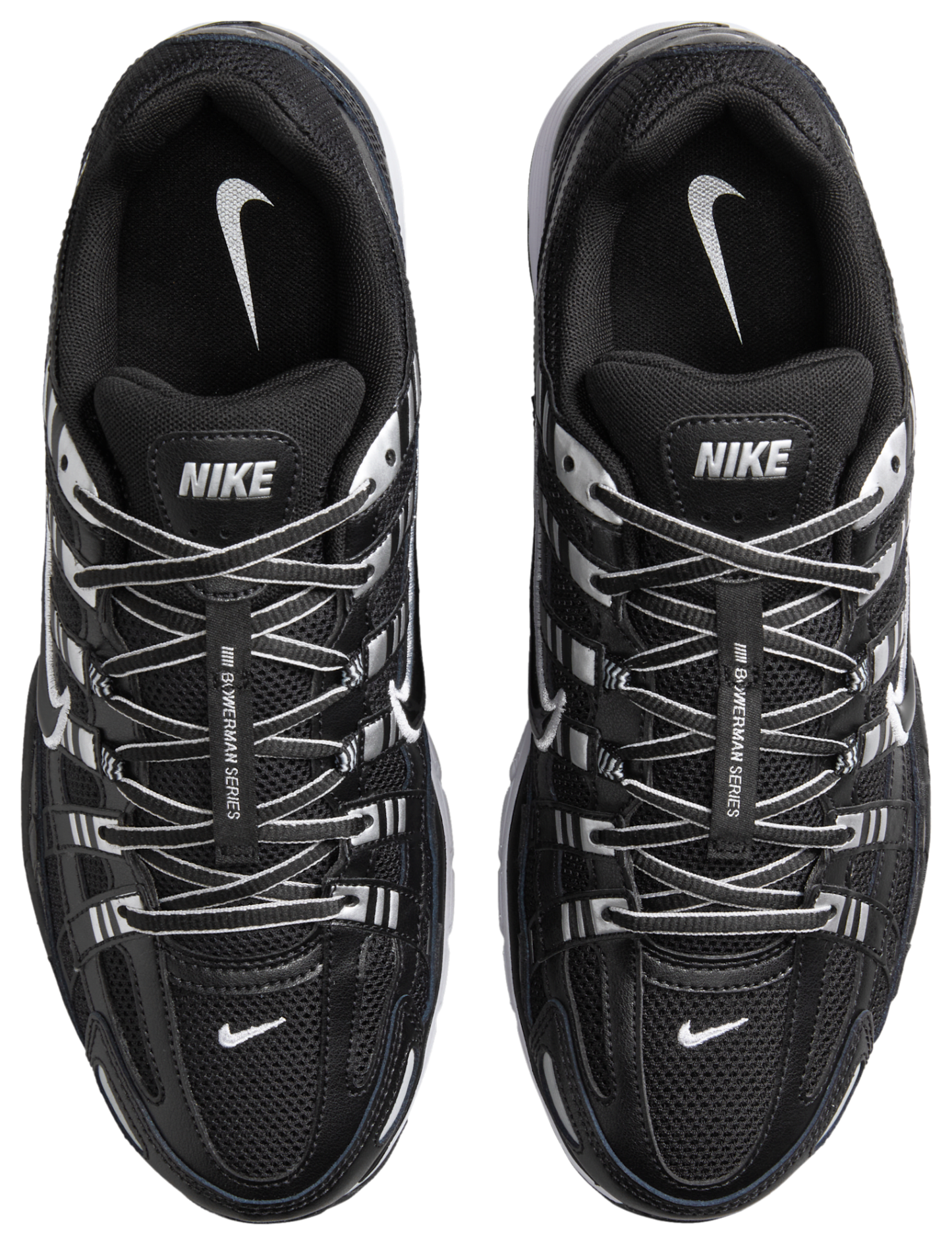 Nike P-6000 - White/Black/Mtlc Silver - Image 4