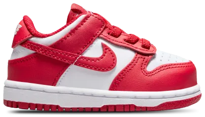 Nike Dunk Low 童款 - University Red/White - Image 1