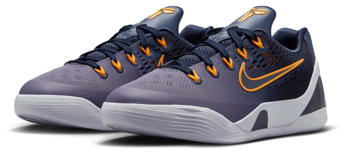 Nike Kobe IX Low EM 童款 - Thunder Blue/Laser Orange/Daybreak - Image 6