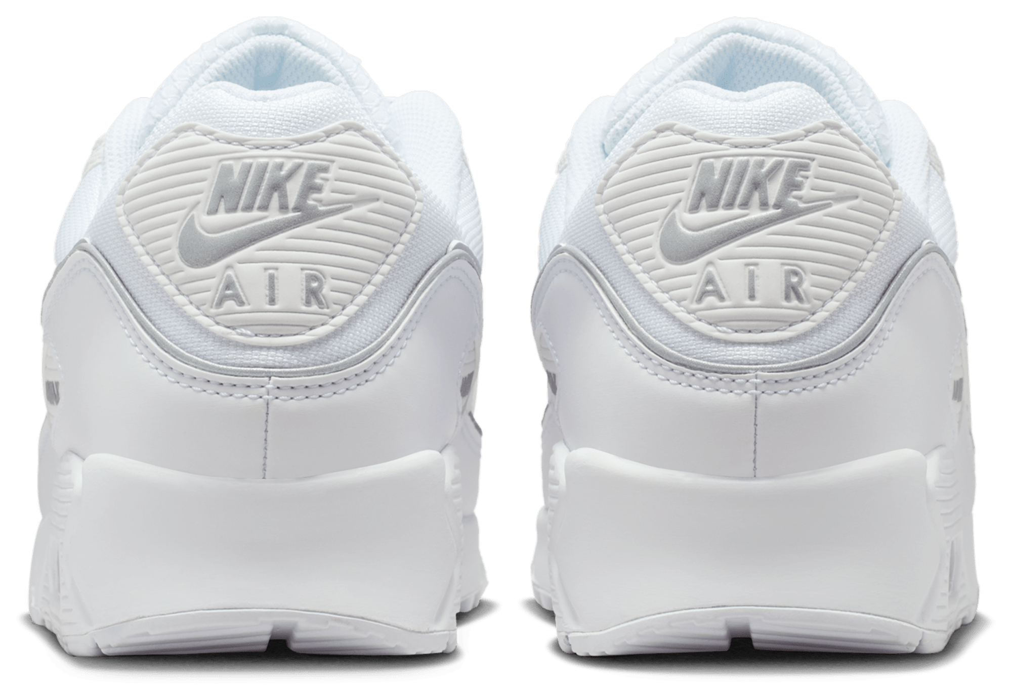 Nike Air Max 90 Prm Reflect - White/Mtlc Silver/White - Image 3