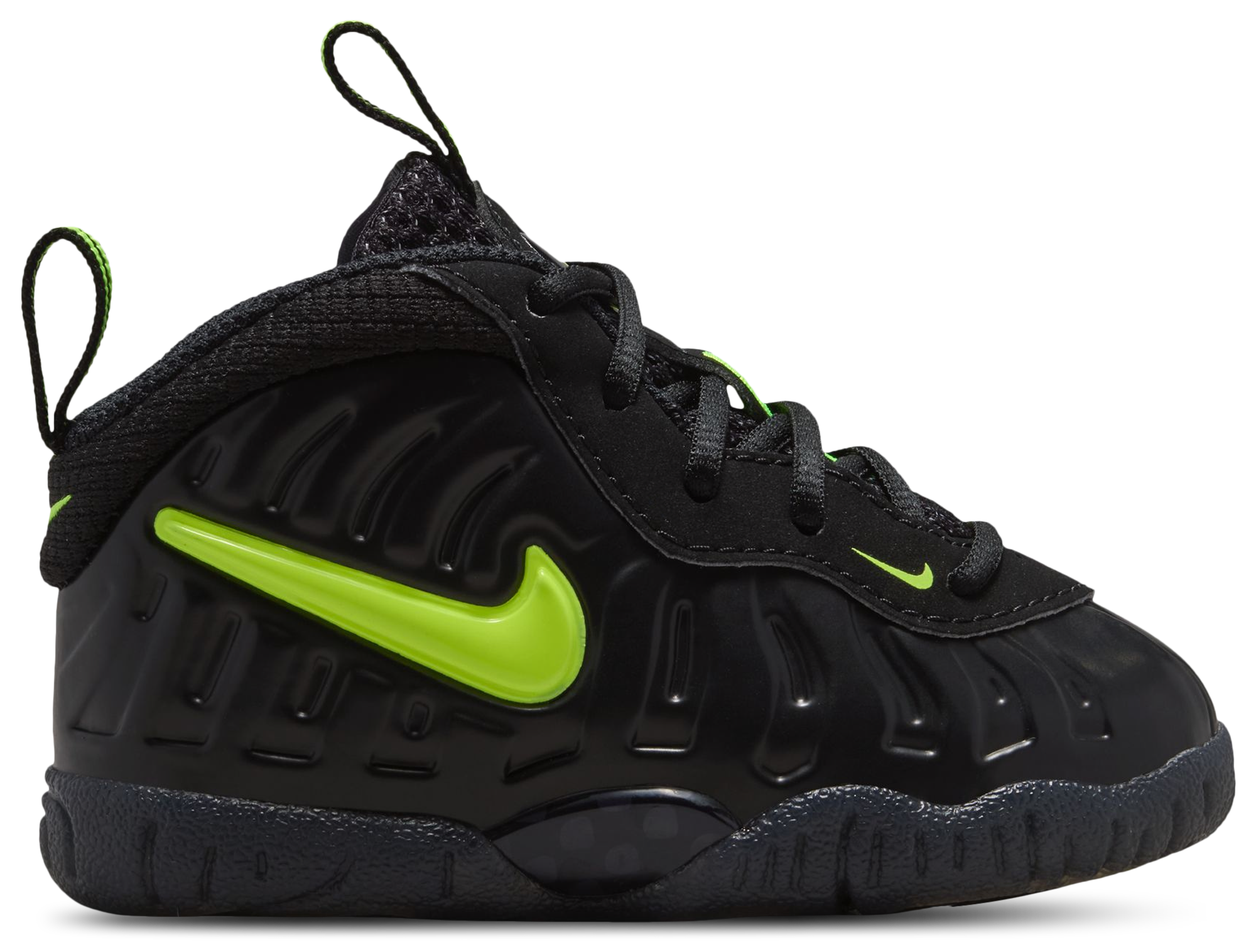 Nike Little Posite Pro 童款 - Voltage Yellow/Black - Image 1