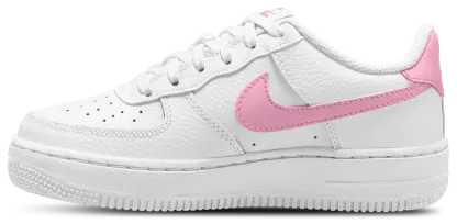 Nike Air Force 1 童款 - White/Pink - Image 2