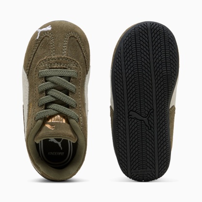 Speedcat OG Toddlers' Easy On Sneakers - Loden Green-PUMA White - 4