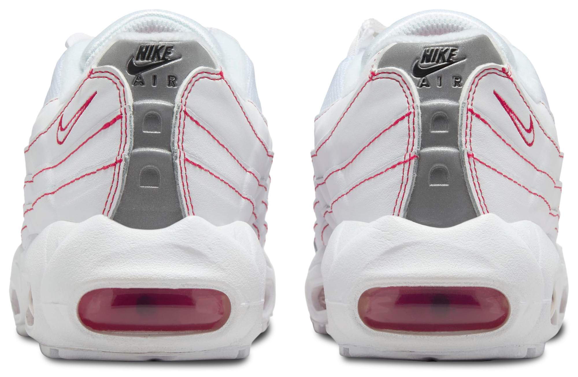 Nike Air Max 95 童款 - White/White - Image 3