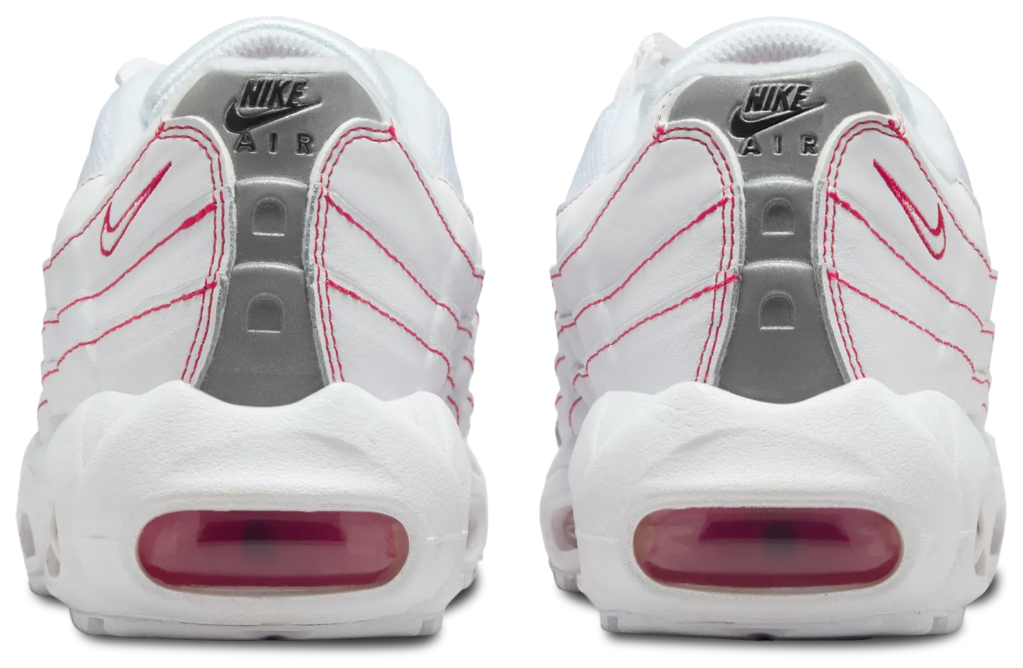 Nike Air Max 95 童款 - White/White - Image 3