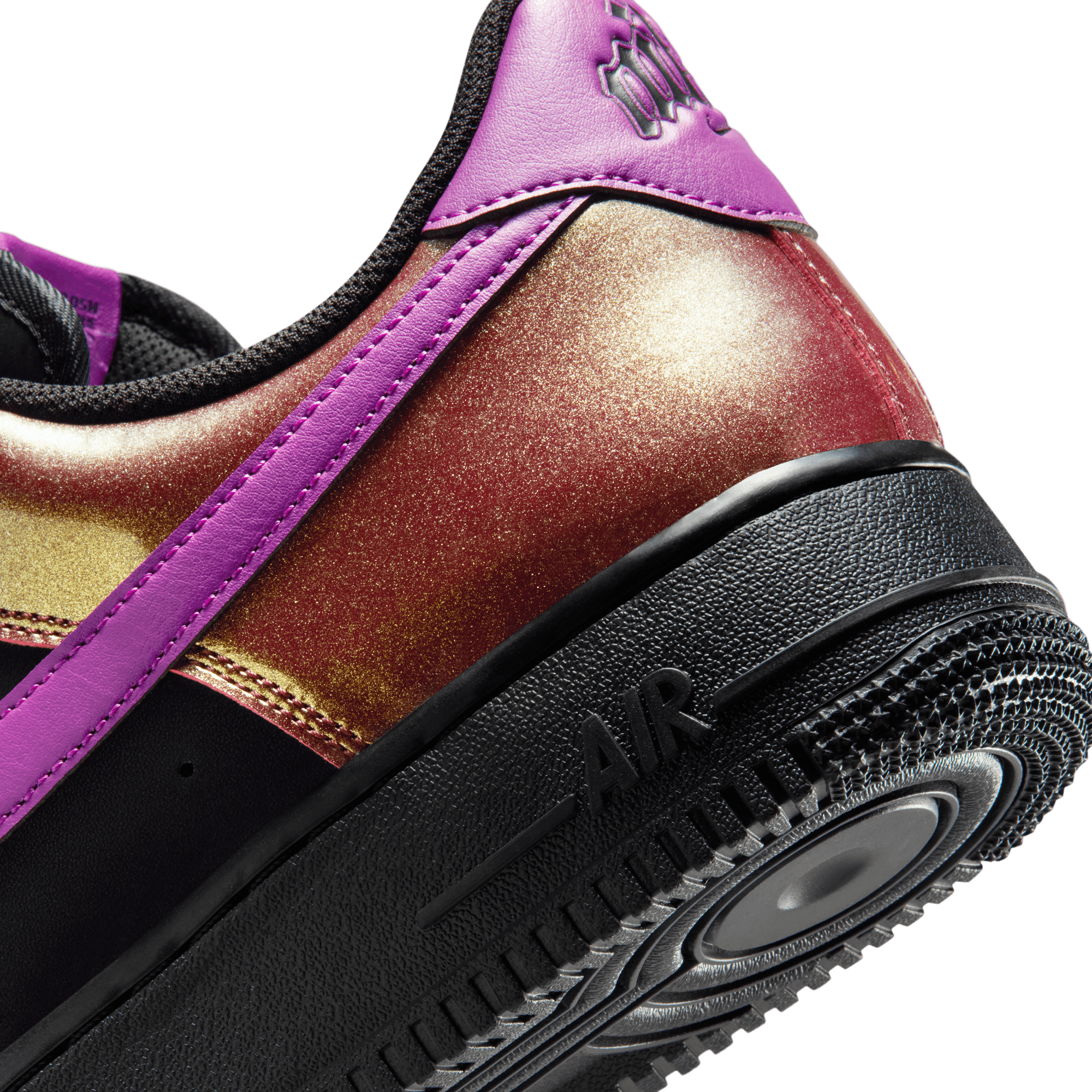 Nike Air Force 1 '07 LV8 - Gold/Black/Bold Berry - Image 8