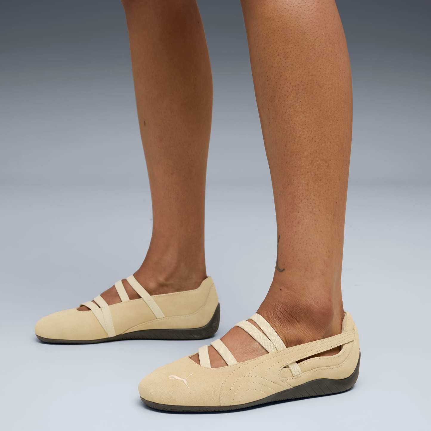 Speedcat Ballet Suede Women's Sneakers - Creamy Vanilla-Gum - 2