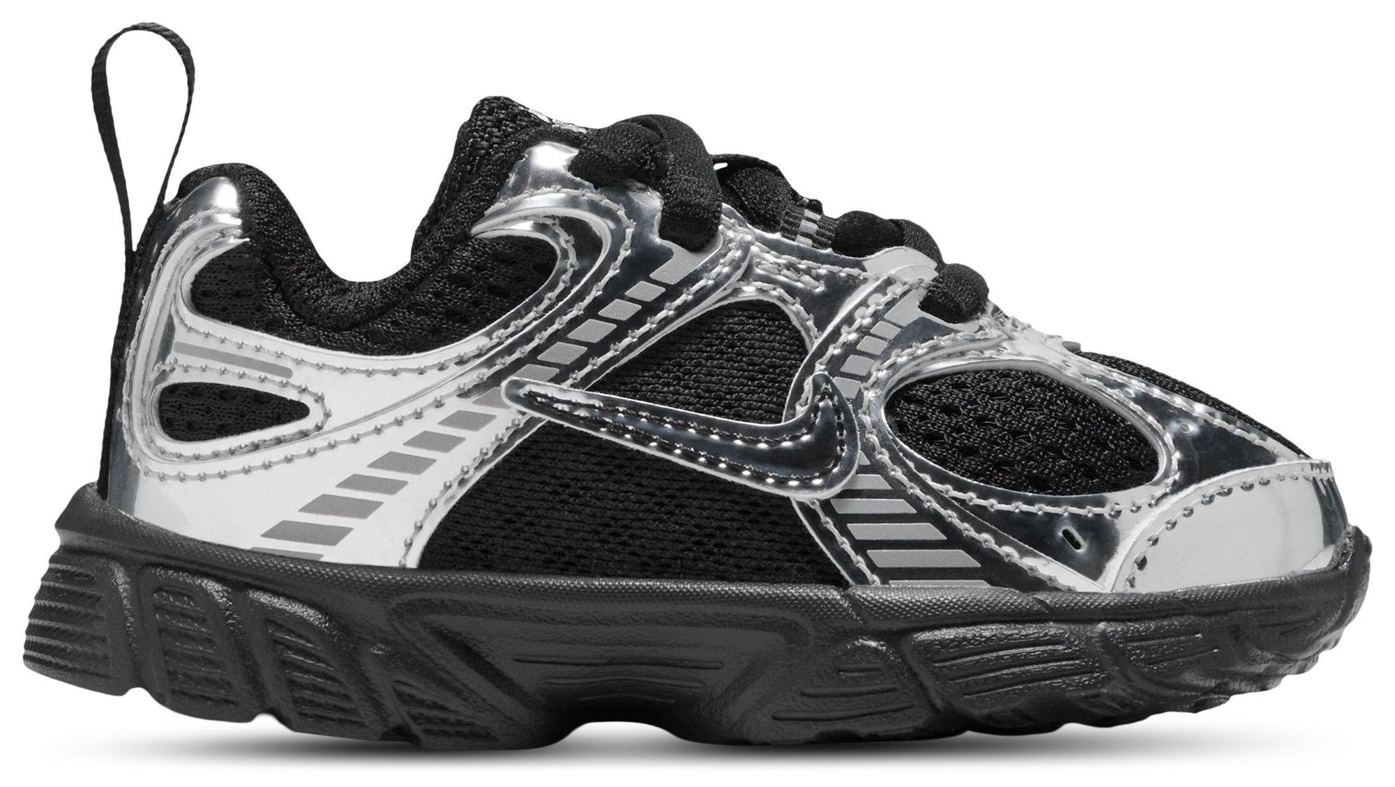 Nike V5 RNR Shine 童款 - Black/Mtlc Silver - Image 1