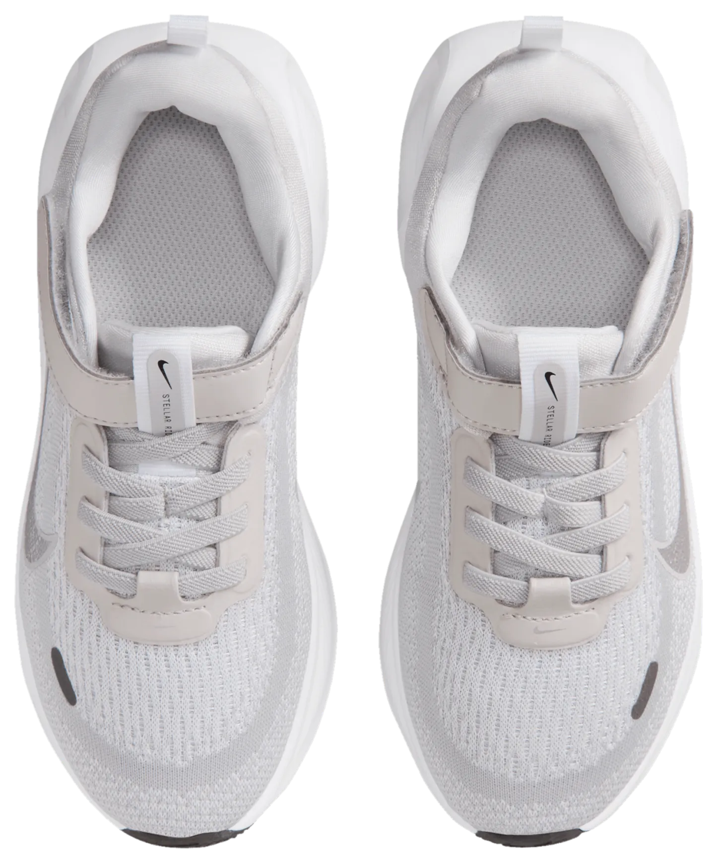 Nike Stellar Ride 童款 - Metallic Silver/Vast Grey/White - Image 4
