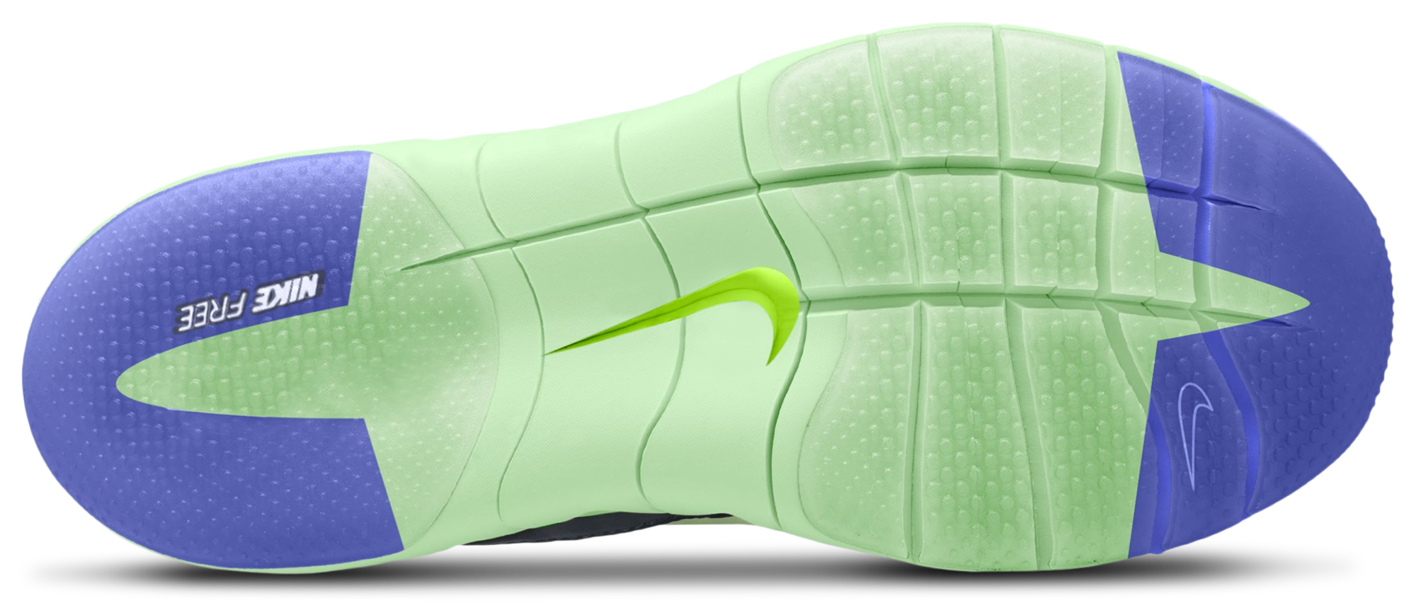 Nike Free Ride 童款 - Volight Tint/Black/Lapis - Image 4