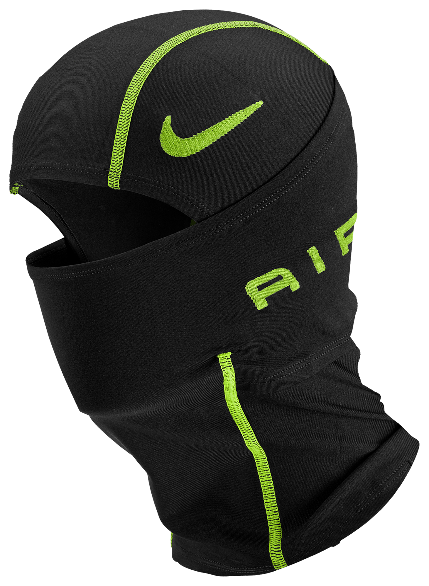 Nike Knit Hyperwarm Graphic Hood 2.0 - Black/Green - Image 1
