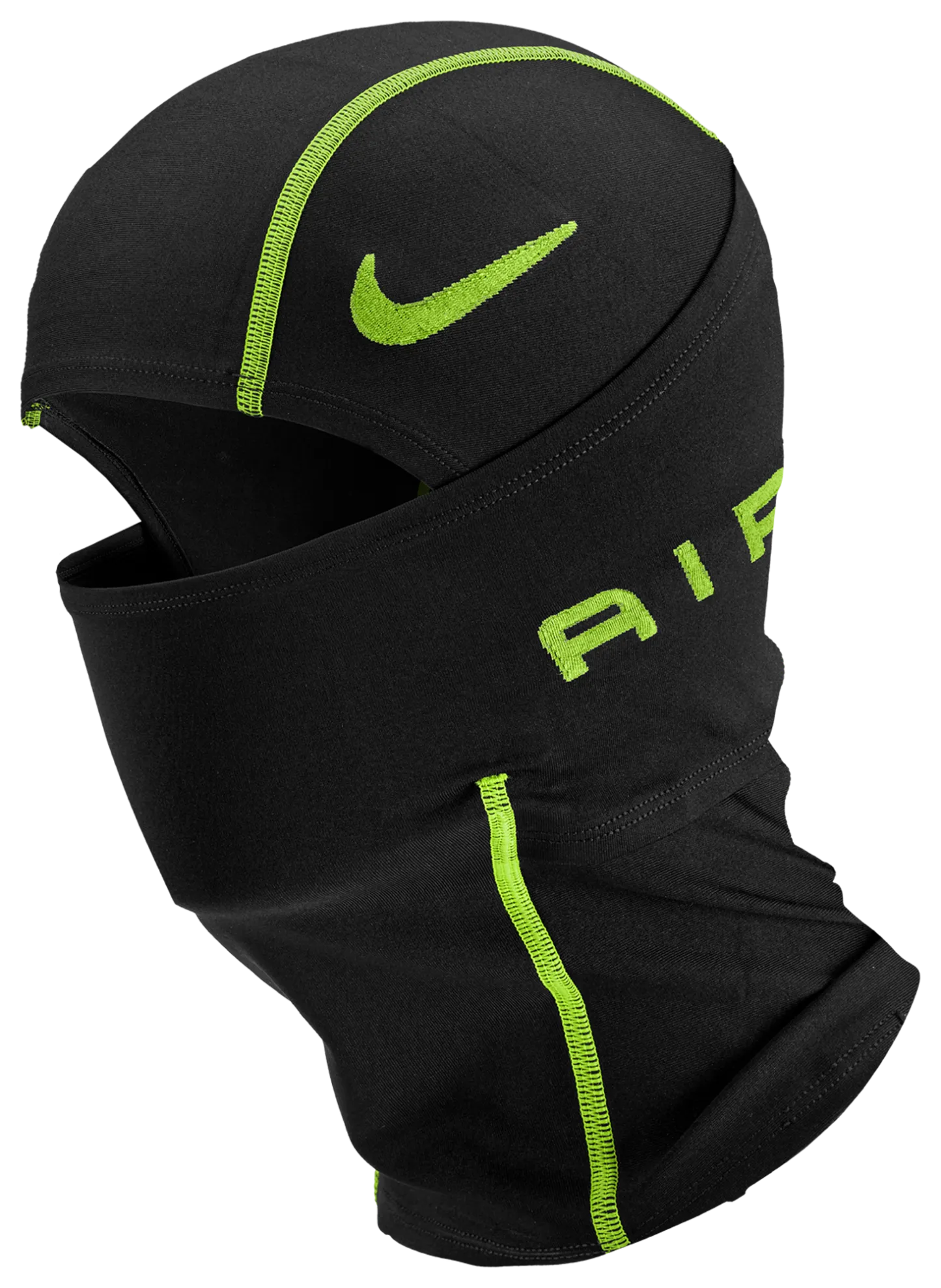 Nike Knit Hyperwarm Graphic Hood 2.0 - Black/Green - Image 1