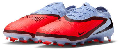 Nike Phantom 6 Low Pro FG - Royal Tint/Brt Crimson - Image 6