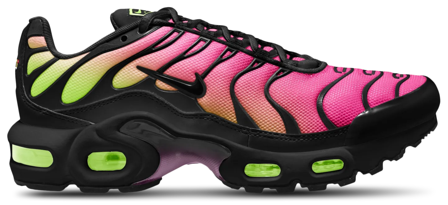 Nike Air Max Plus 童款 - Black/Black/Hyper Pink - Image 1