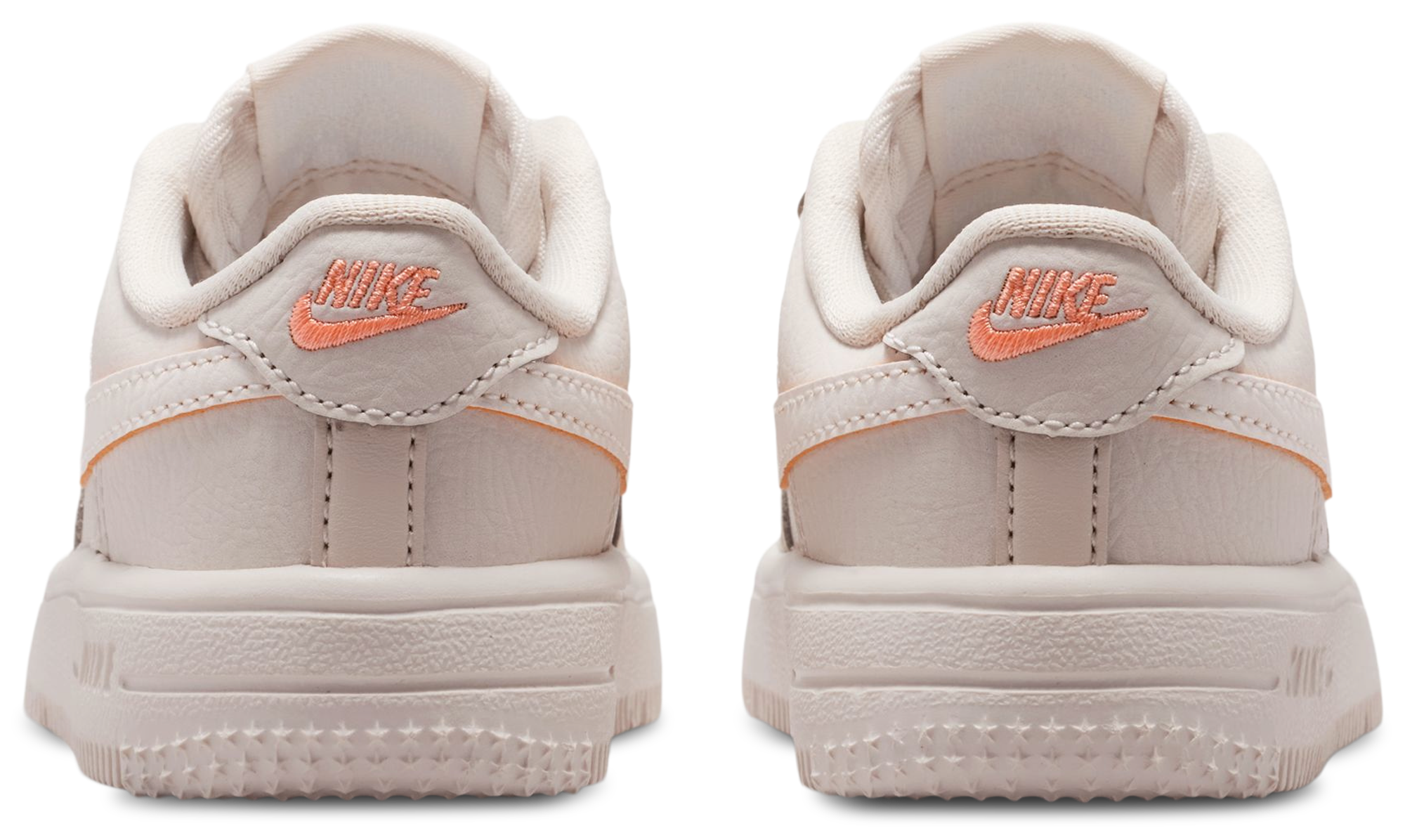 Nike Force 1 Low Lace SE 童款 - Orewood Brown/Orange Pulse/Football Gray - Image 3