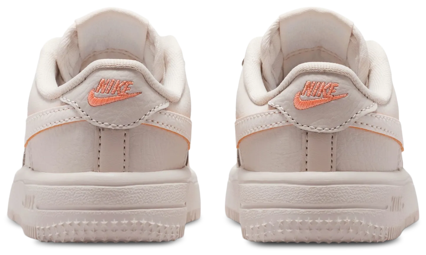 Nike Force 1 Low Lace SE 童款 - Orewood Brown/Orange Pulse/Football Gray - Image 3