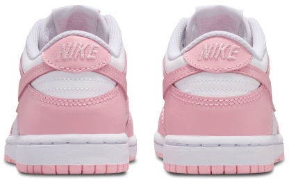 Nike Dunk Low 童款 - Medium Soft Pink/White - Image 3