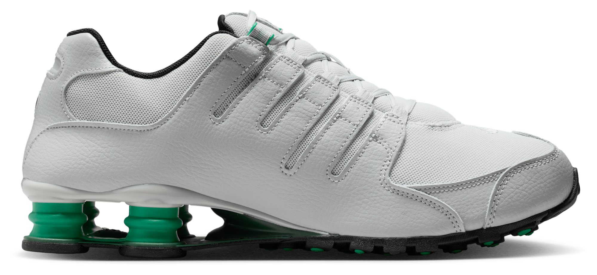 Nike Shox NZ - Grey Fog/Black/Stadium Green - Image 1