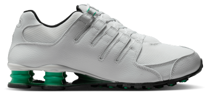 Nike Shox NZ - Grey Fog/Black/Stadium Green - Image 1