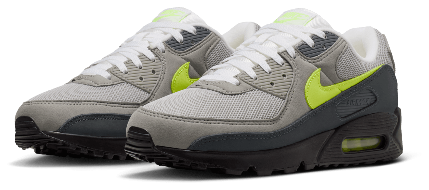 Nike Air Max 90 Prm Reflect - Neon Yellow/Anthracite/Black - Image 6