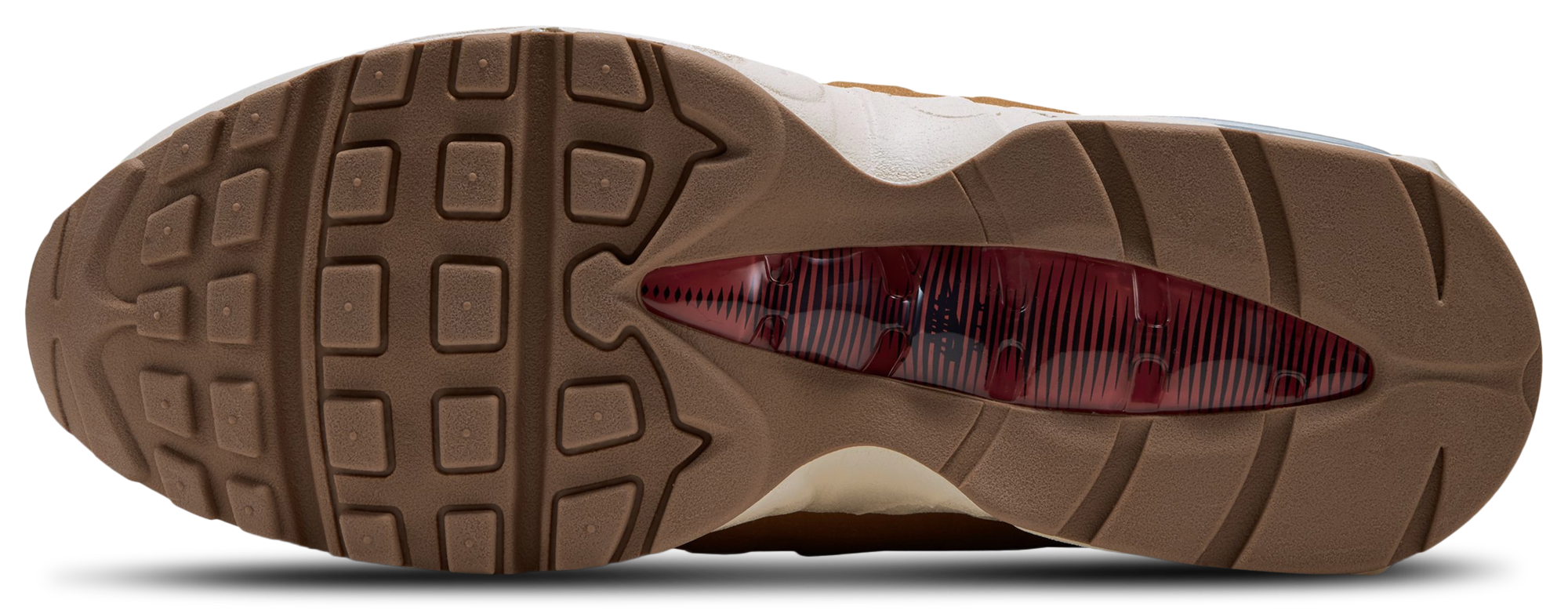 Nike Air Max 95 OG Big Bubble NA20 - Wheat/Red/Brown - Image 5