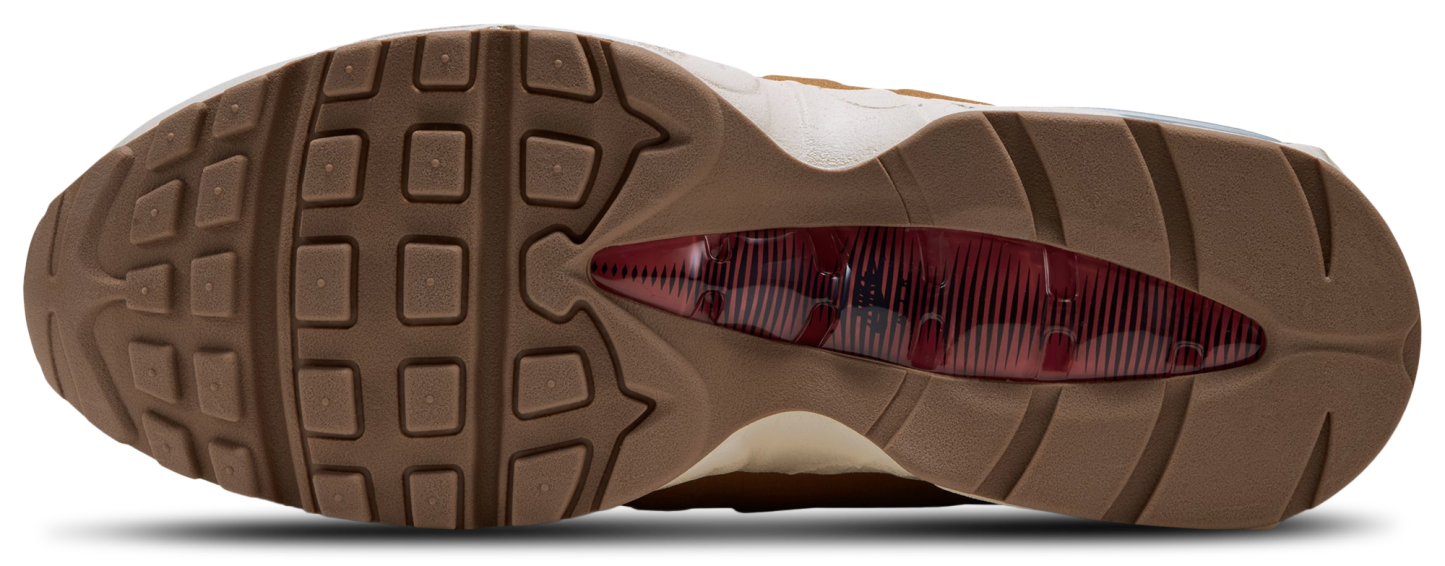 Nike Air Max 95 OG Big Bubble NA20 - Wheat/Red/Brown - Image 5