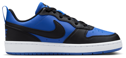 Nike Court Borough Low Recraft 童款 - White/Game Royal/Black - Image 2