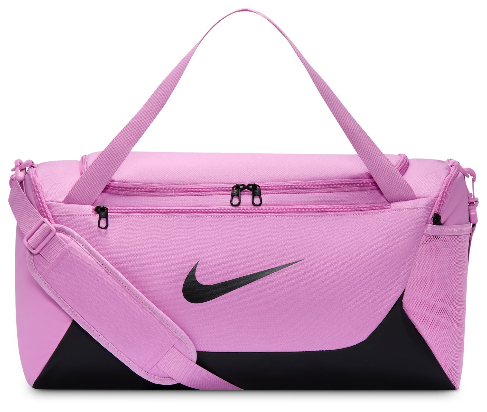Nike Brasilia Small Duffel - Lt Magenta/Black/Black - Image 1