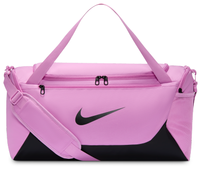 Nike Brasilia Small Duffel - Lt Magenta/Black/Black - Image 1