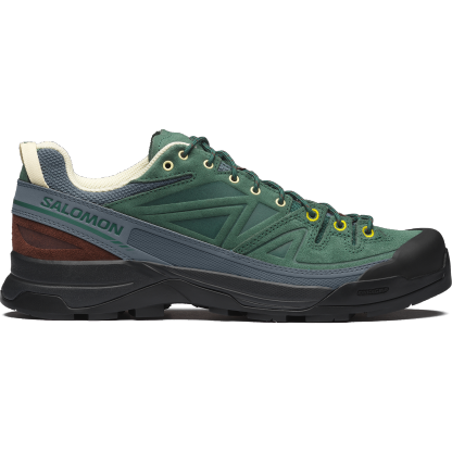 Salomon X-ALP LEATHER - Bistro Green / Stormy Weather / Black - View 1