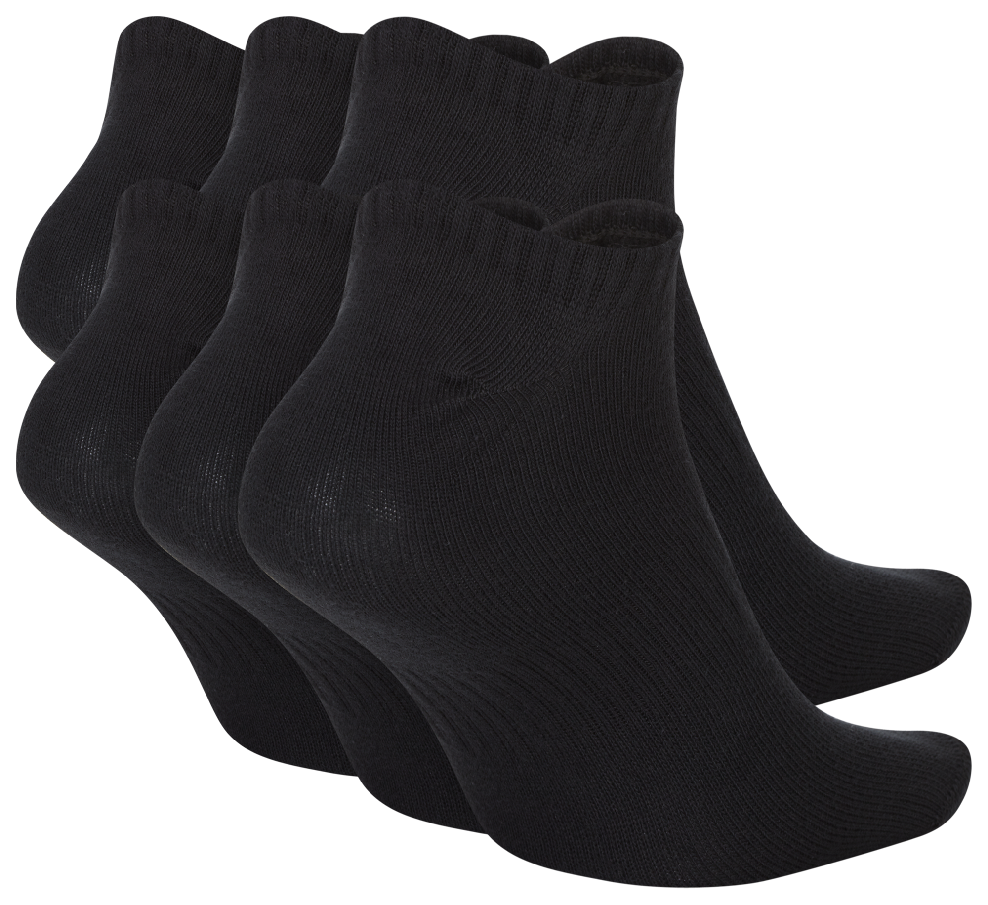Nike Everyday Lightweight No Show Socks 6PK - Black/White - Image 3