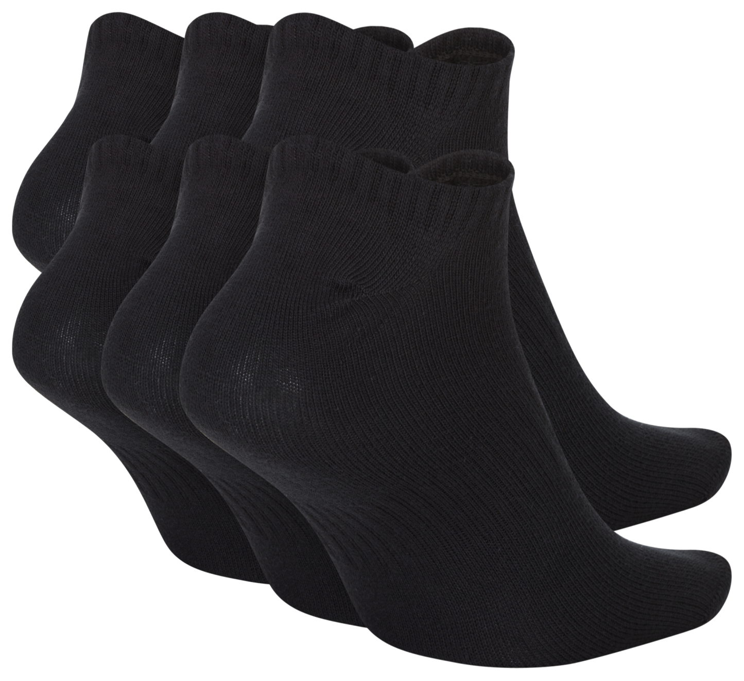 Nike Everyday Lightweight No Show Socks 6PK - Black/White - Image 3