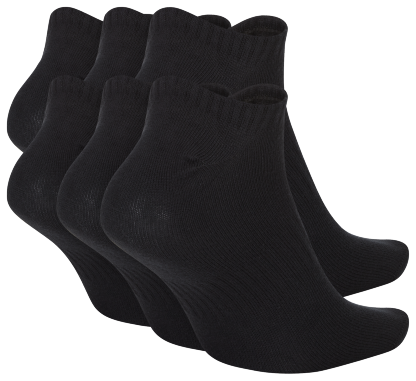 Nike Everyday Lightweight No Show Socks 6PK - Black/White - Image 3