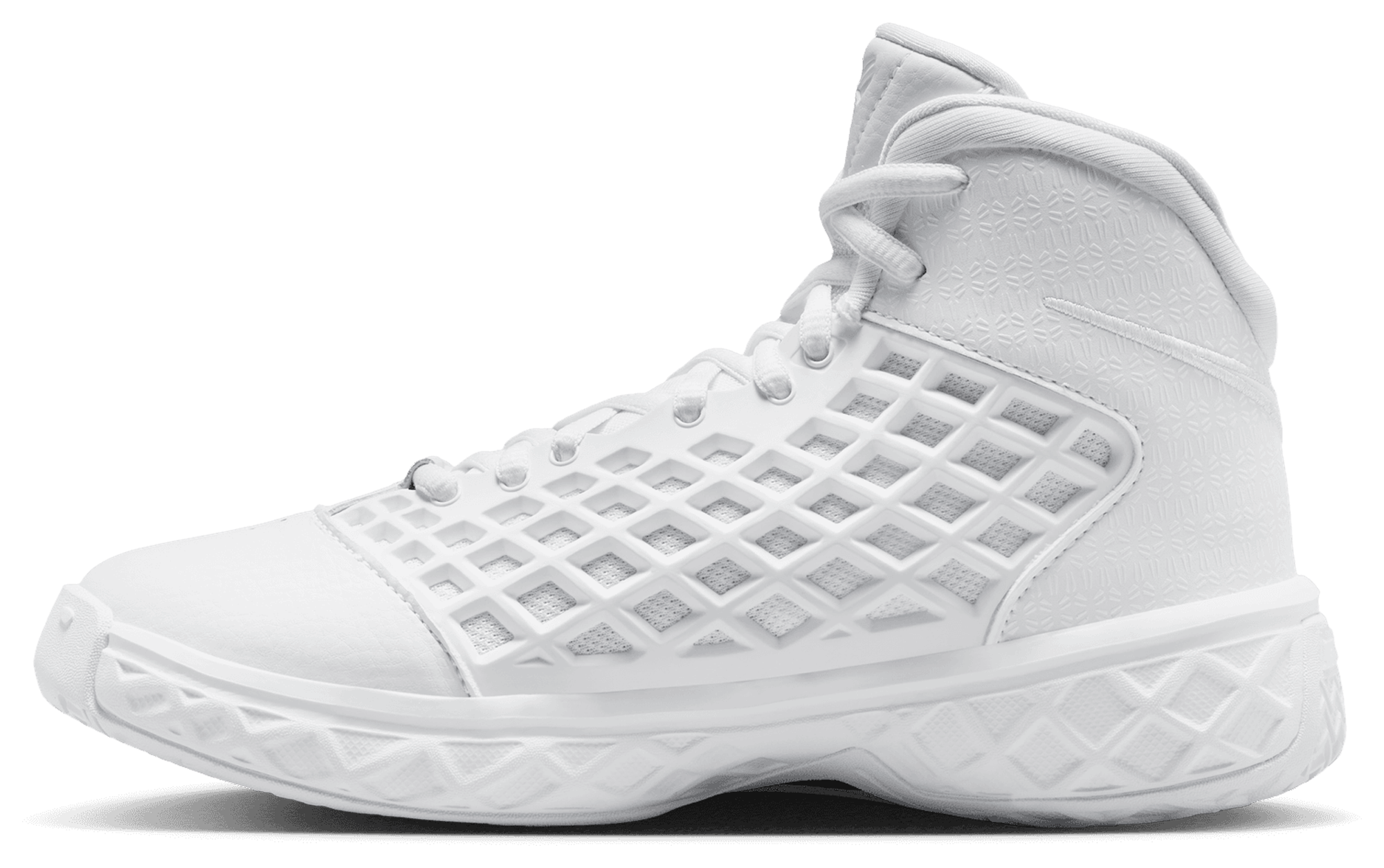 Nike Kobe 3 High Halo 童款 - White/White/White - Image 2