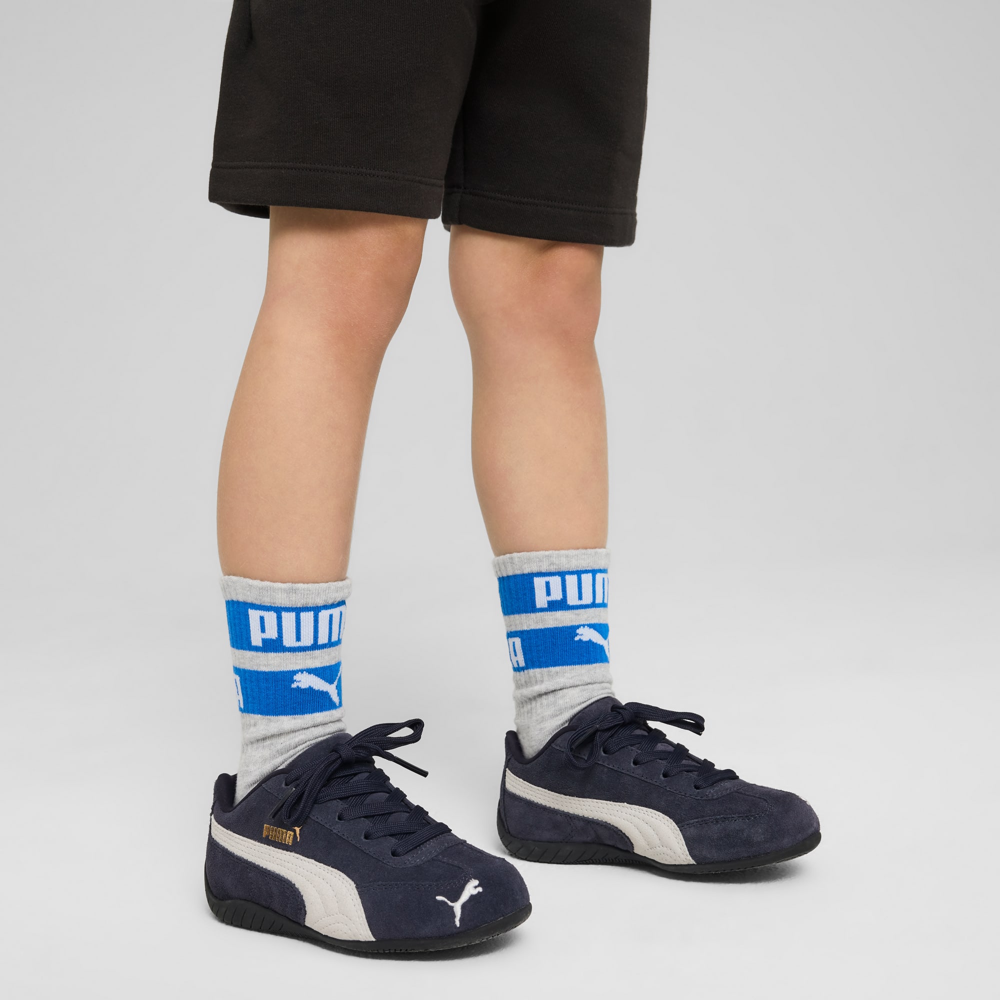 Speedcat OG Little Kids' Sneakers - New Navy-PUMA White - 2
