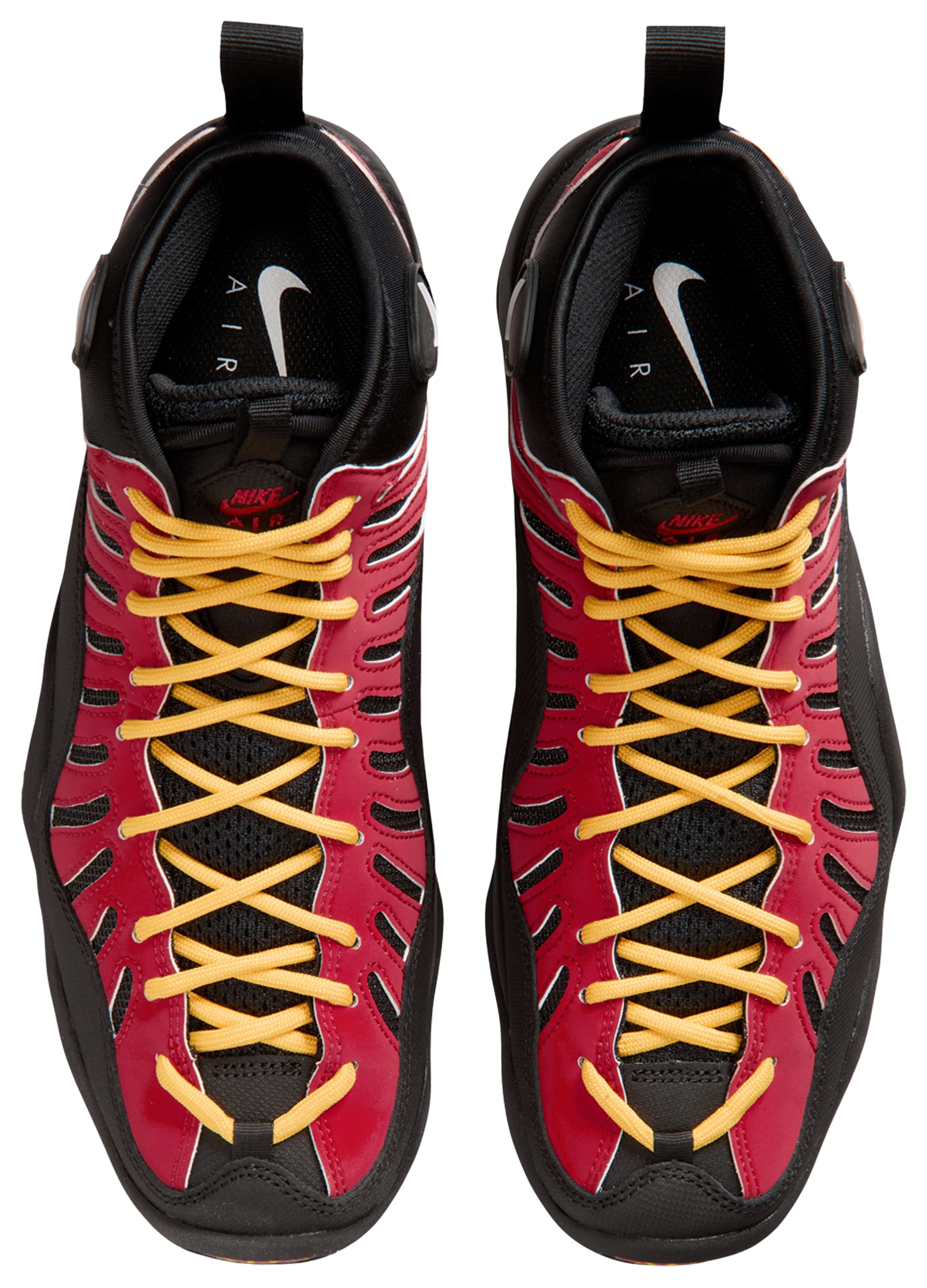 Nike Air Bakin High - Red/Yellow - Image 4