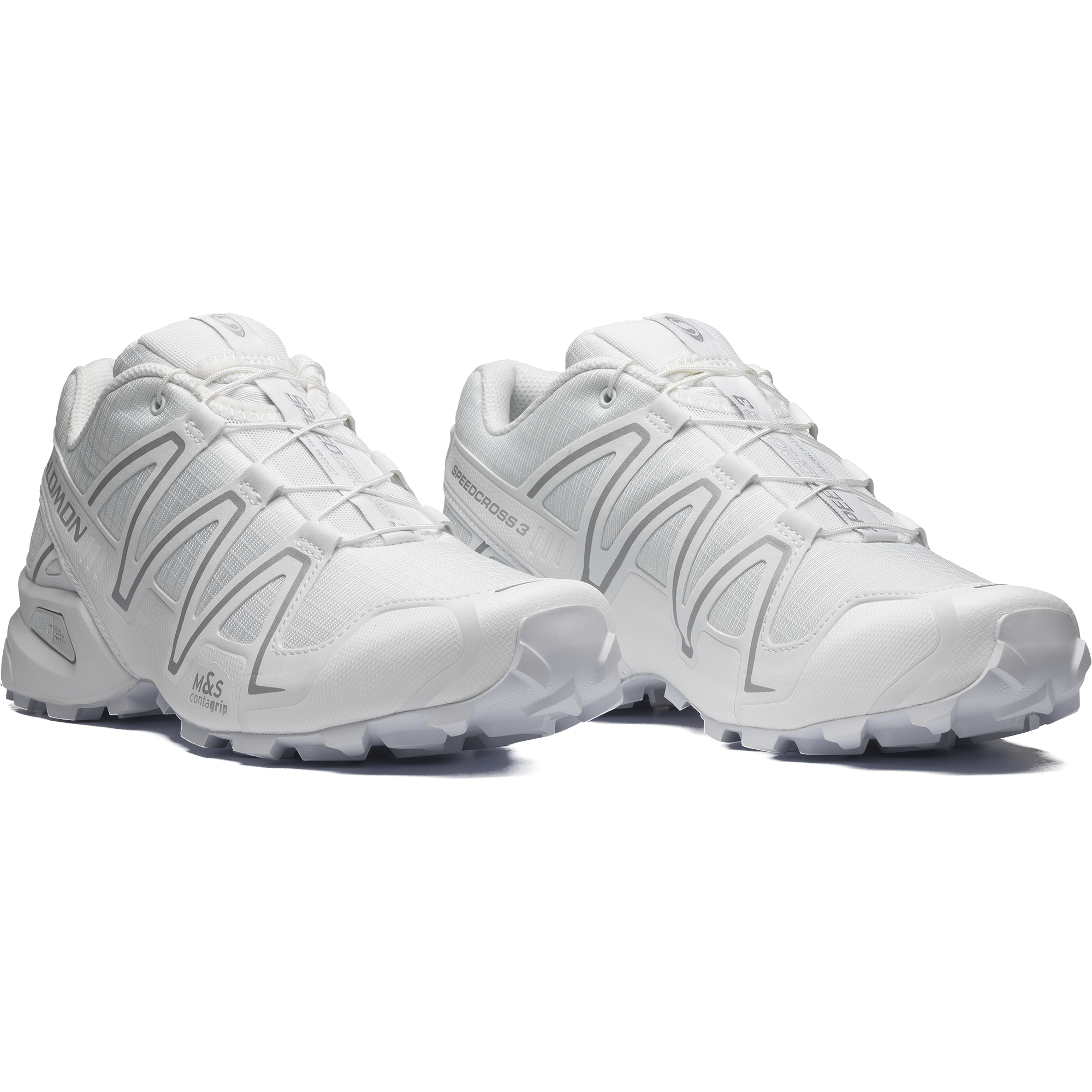 Salomon SPEEDCROSS 3 - White / Ftw Silver / White - View 3