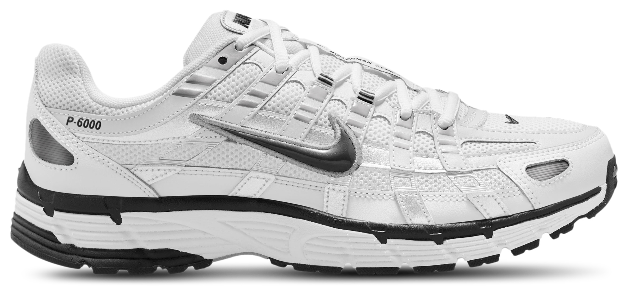 Nike P-6000 - Black/White/Silver - Image 1