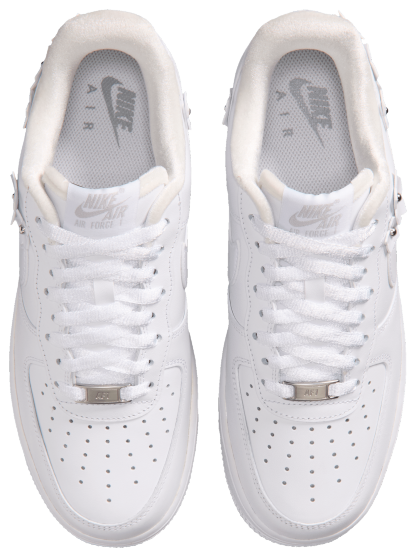 Nike Air Force 1 '07 - White/White/Wolf Grey - Image 4