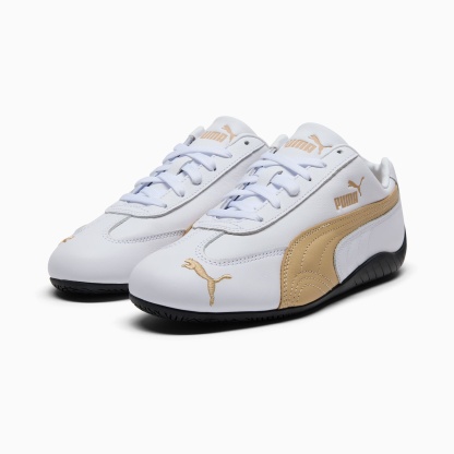Speedcat Leather Women's Sneakers - PUMA White-Toasted Almond - 4