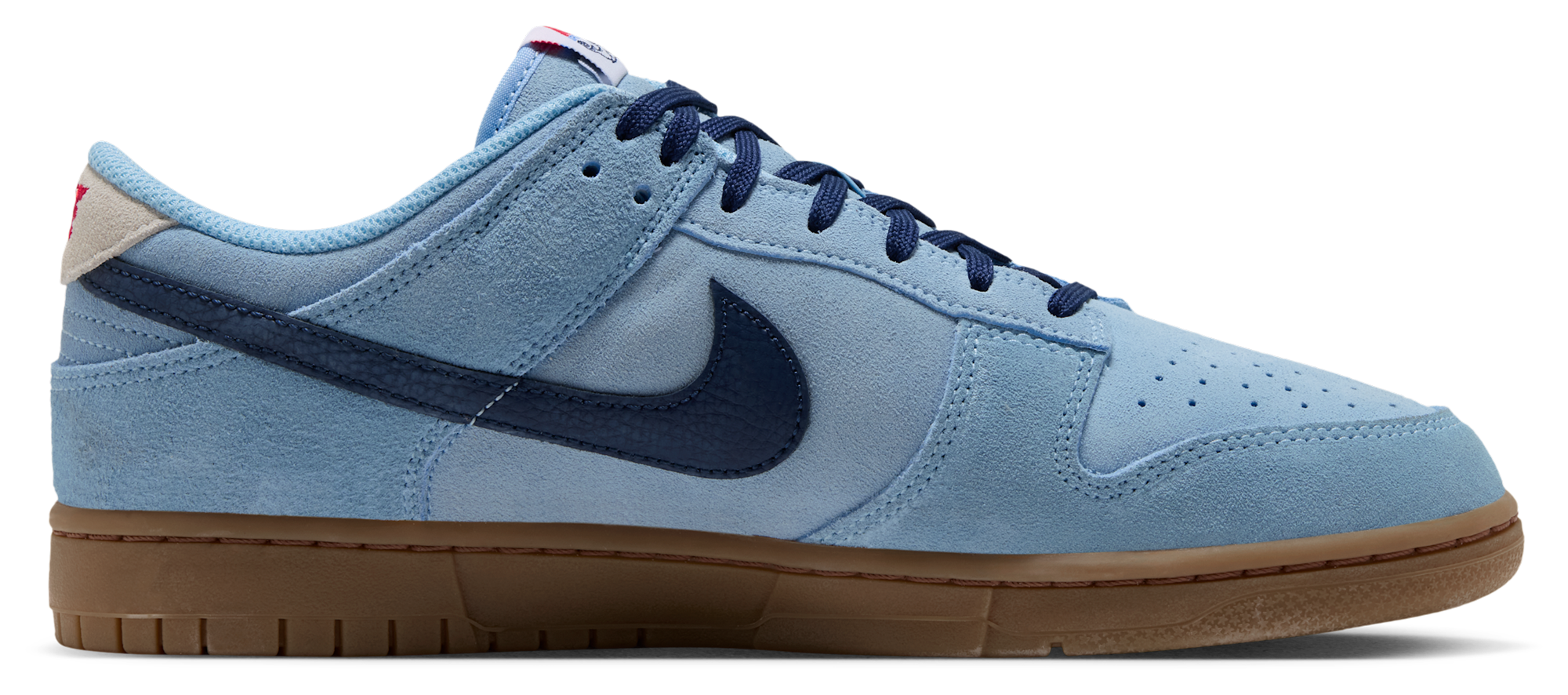 Nike Dunk Low Retro - Summit White/Soft Blue/Midnight Navy - Image 1