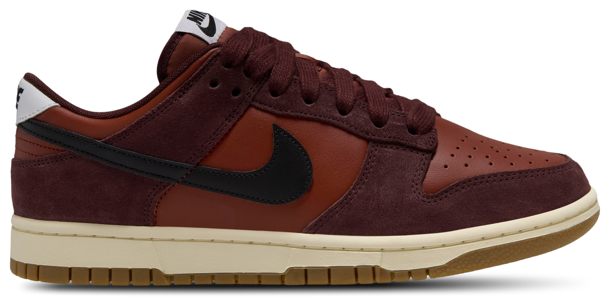 Nike Dunk Low Retro SE Essentials Plus 2 - Black/Burgundy/Mars Stone - Image 1