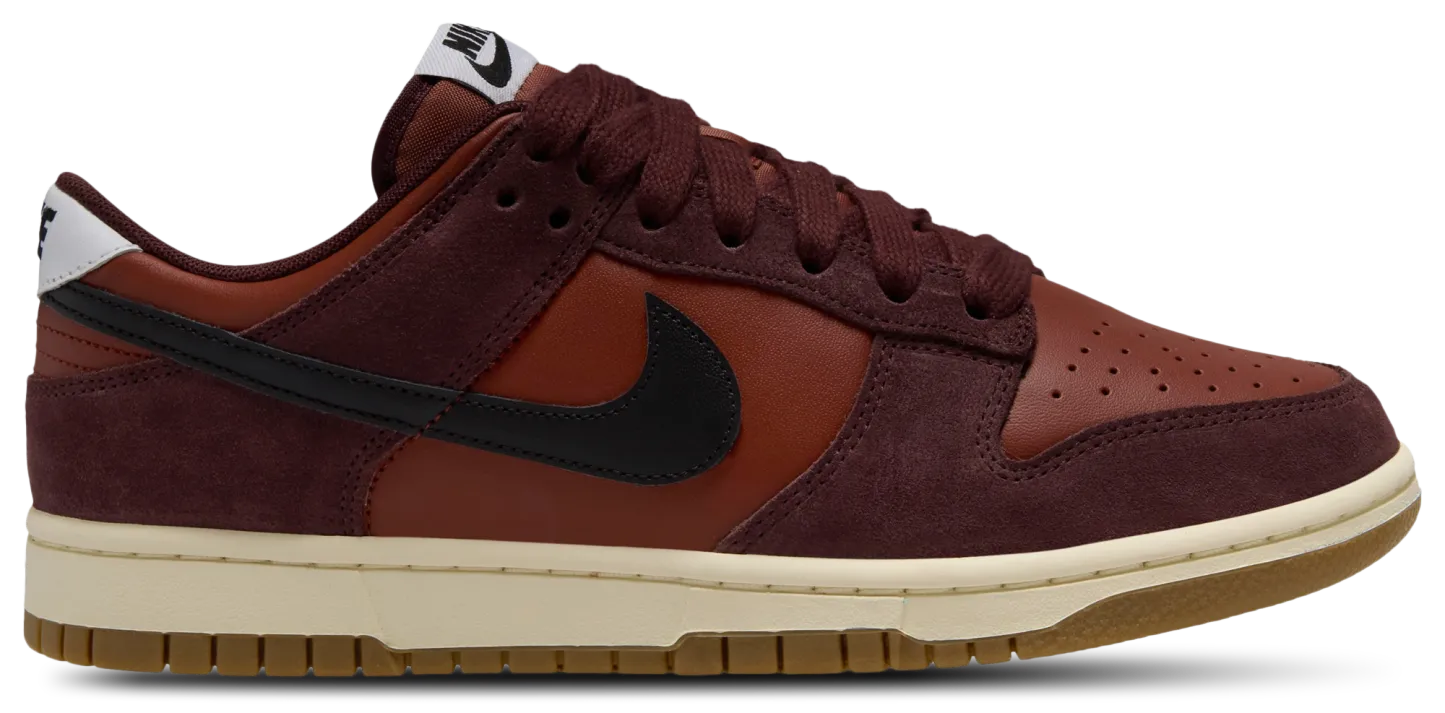 Nike Dunk Low Retro SE Essentials Plus 2 - Black/Burgundy/Mars Stone - Image 1