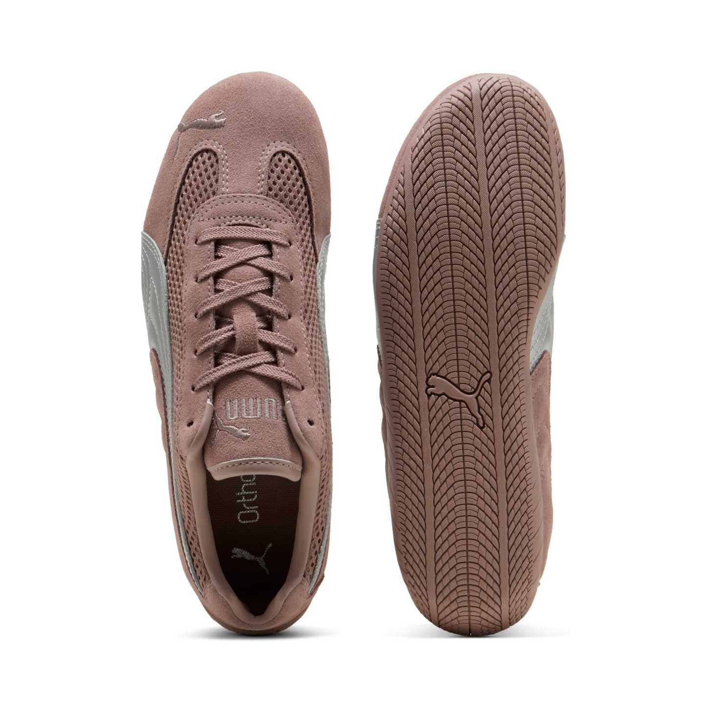 Speedcat Premium Women's Sneakers - Sandstone-Matte Silver - 4