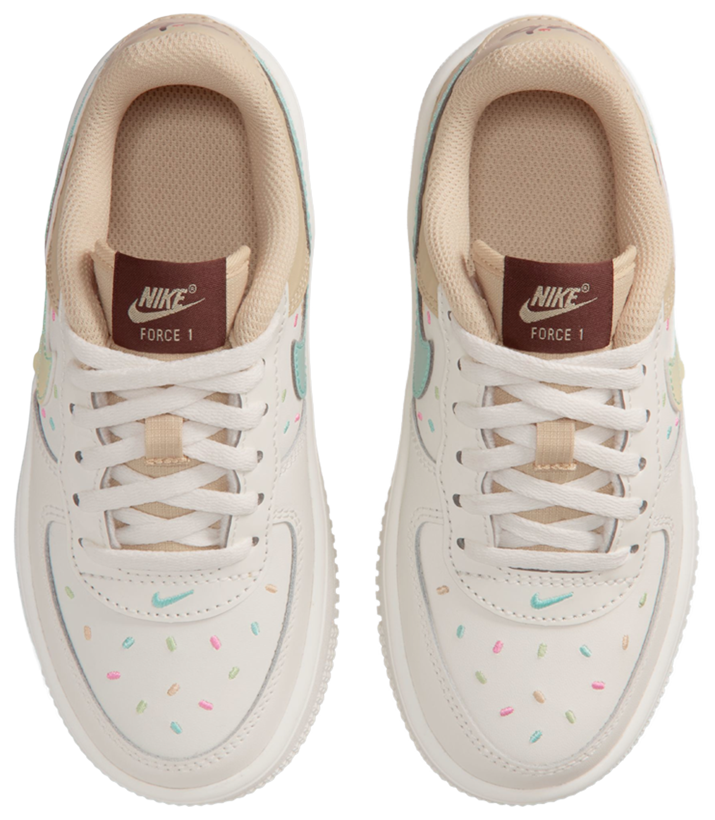 Nike Air Force 1 Low 童款 - Multi/White - Image 4